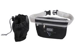 DOOG Treat & Training Pouch LARGE BLACK/GREY